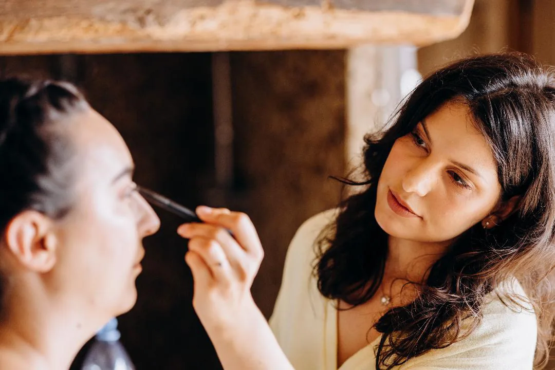 Coulisses des preparatifs, Manoushka Beaute