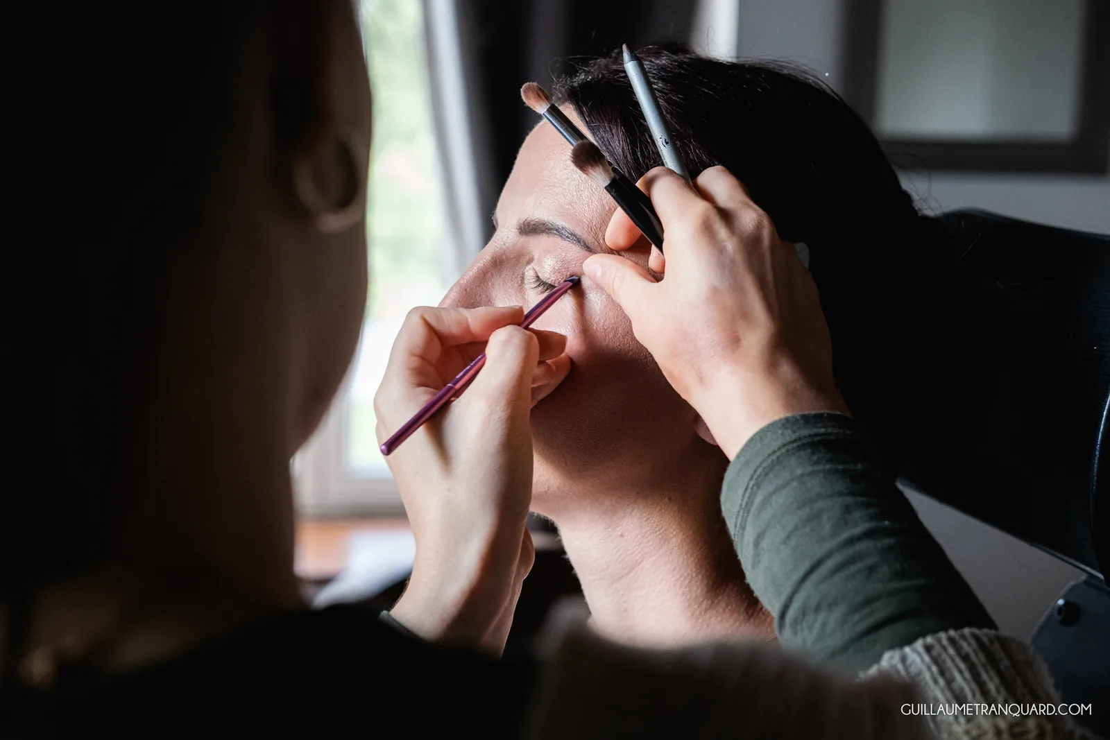Coulisses des preparatifs, Manoushka Beaute