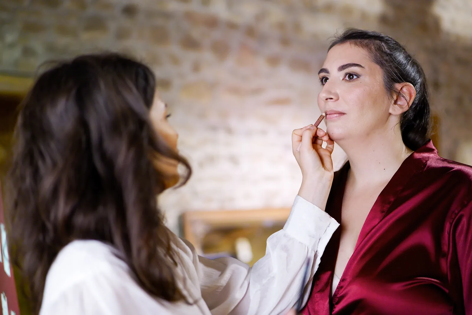 Coulisses des preparatifs, Manoushka Beaute